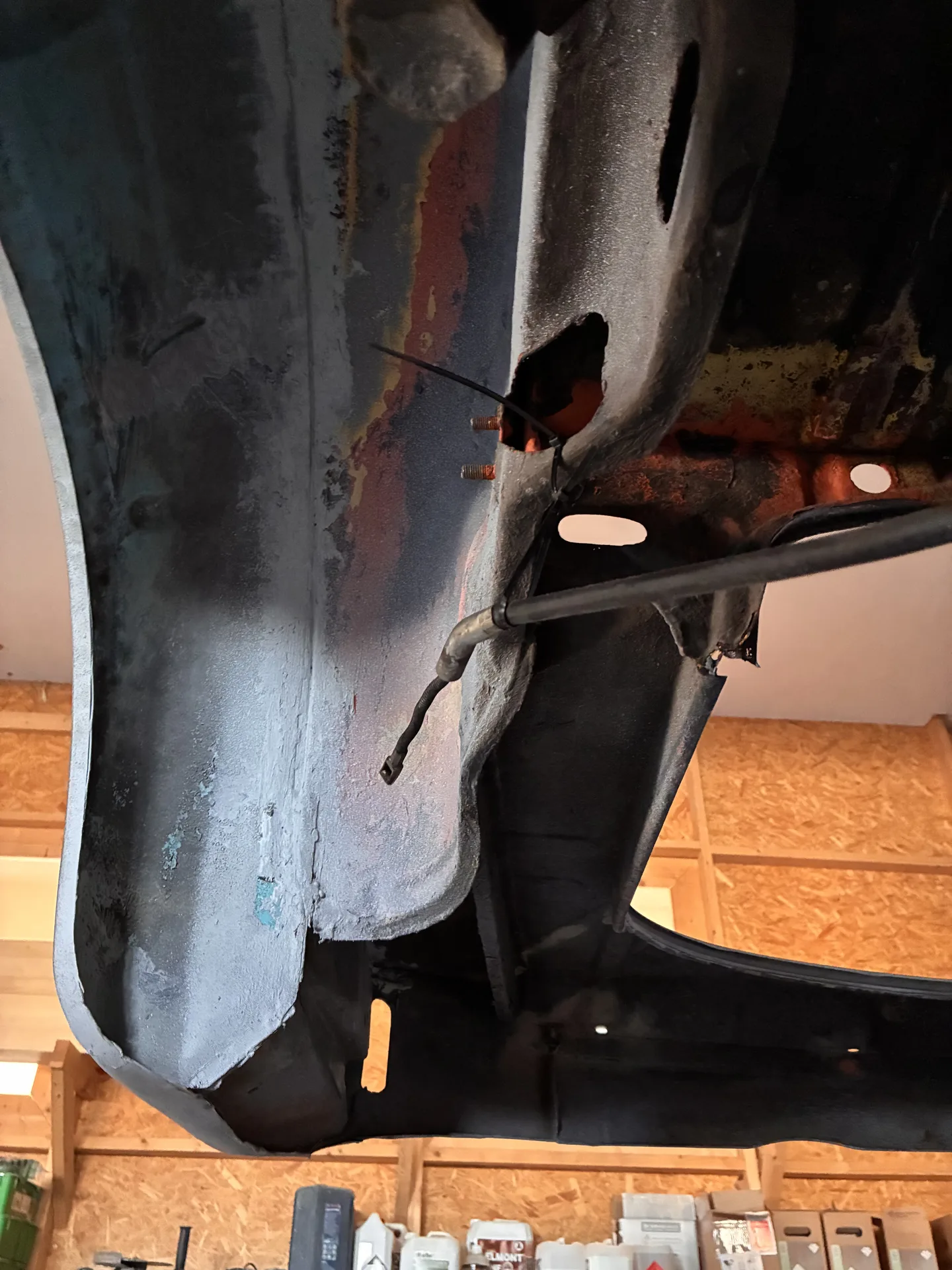 Postęp usuwania rdzy laserem