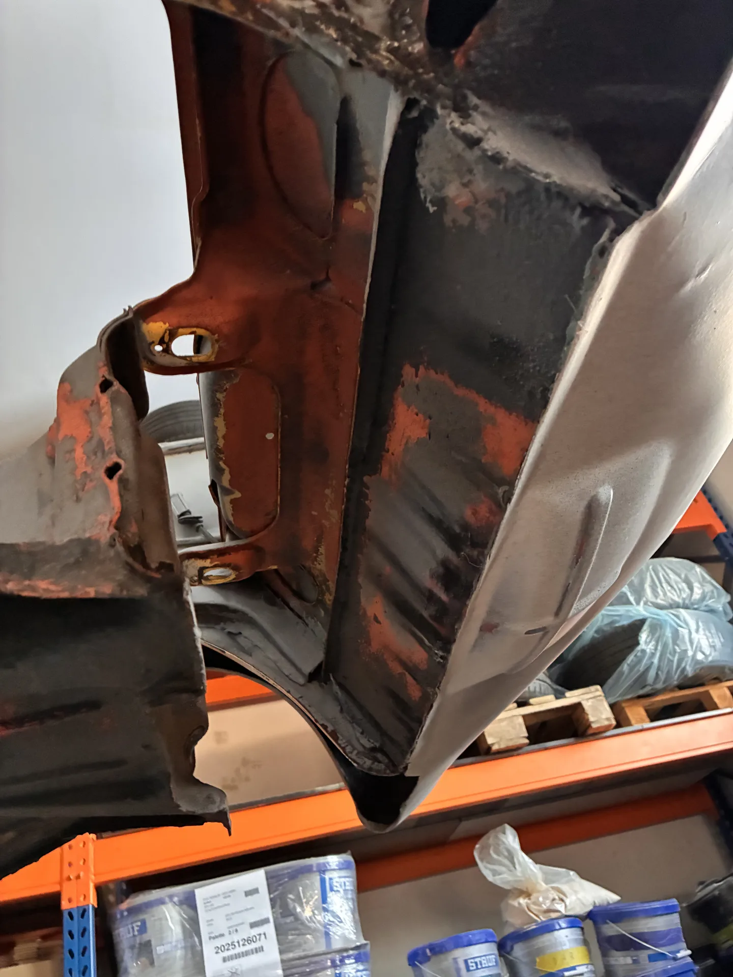 Blacha nadwozia po przejściu lasera