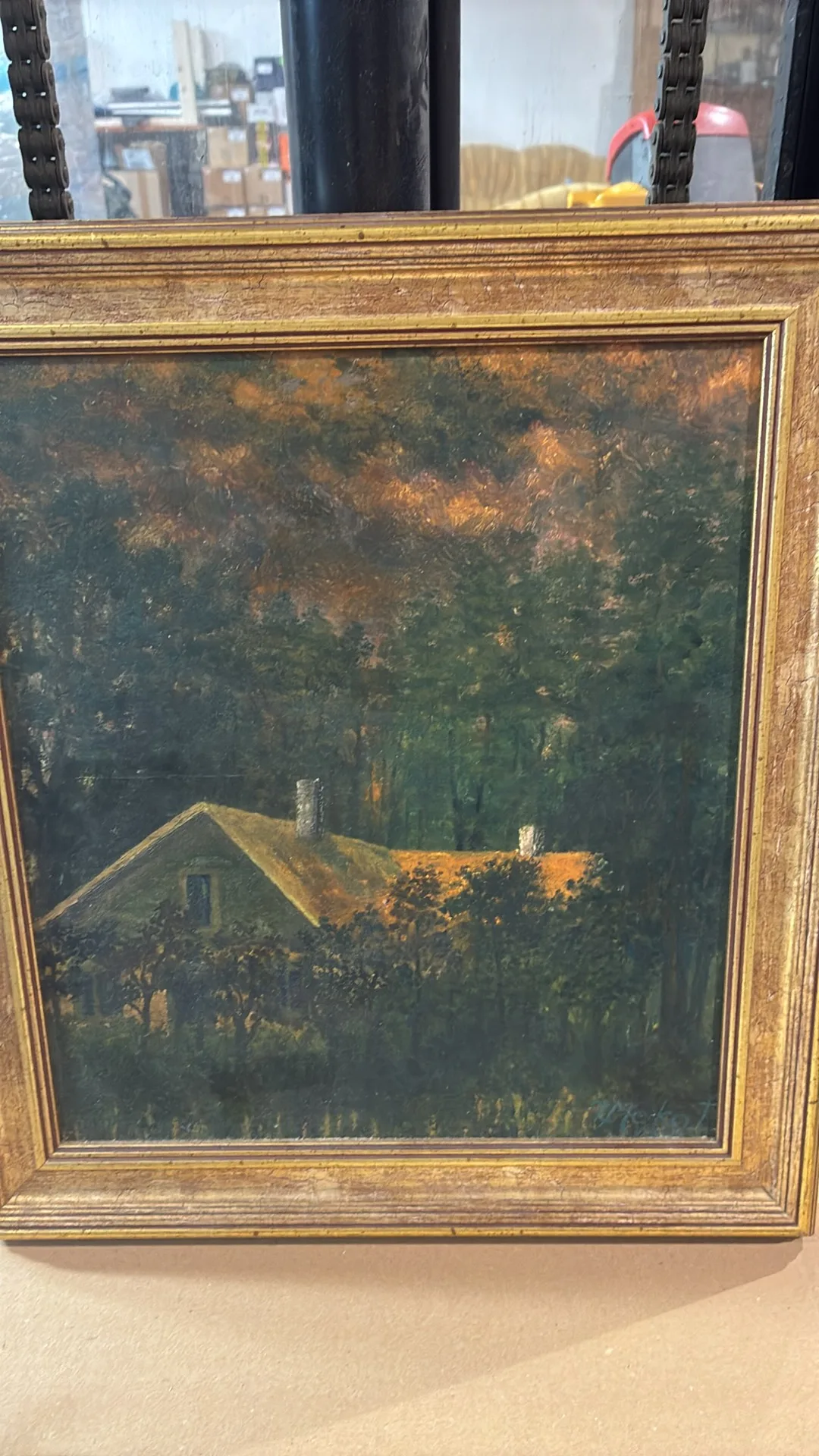 Obraz olejny po czyszczeniu laserowym, odzyskane barwy