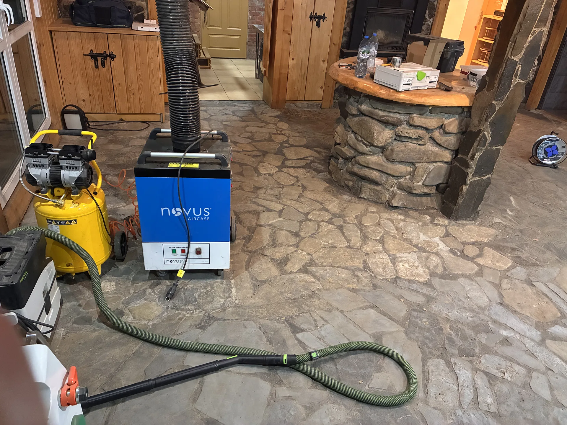 Czyszczenie laserowe łupka, końcowy etap